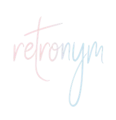 Retronym logo